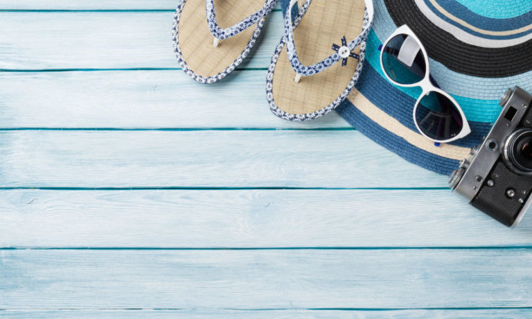 Accessoires für den Strandurlaub