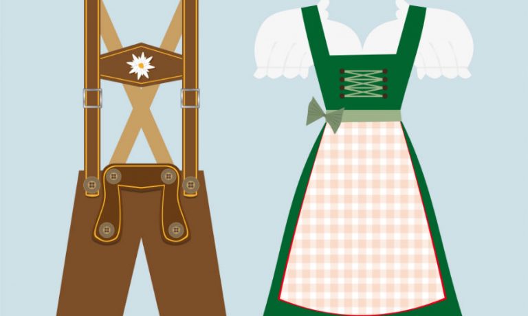 Lederhose und Dirndl