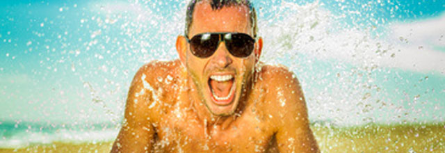 Mann mit Sonnenbrille