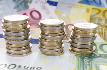 Eurostücke und Euroscheine