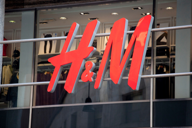H&M Schild